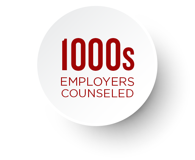 Thousands of Employers Counseled